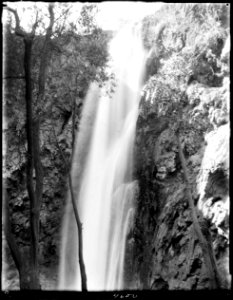 Falls in Cataract Canyon, possibly Bridal Veil Falls, Grand Canyon, ca.1900 (CHS-4600)