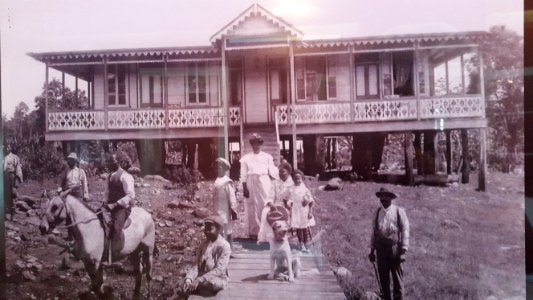 Familia limonense. Siglo XIX. Costa Rica photo