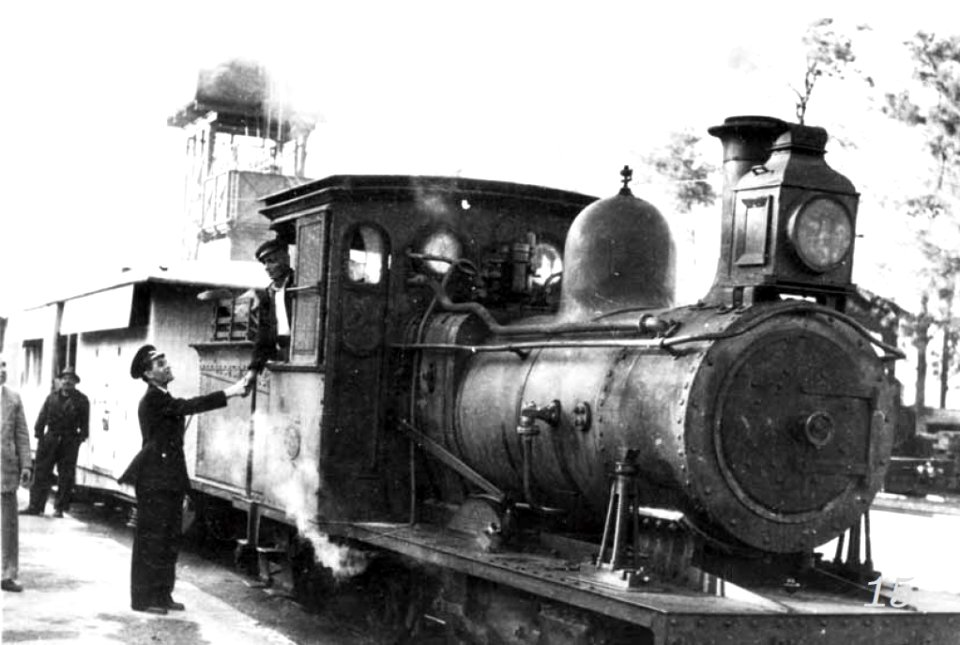 Famagusta-Nicosia railway line, officially opened on 21 October 1905 (Collection; Leventio Municipal Museum, Nicosia)