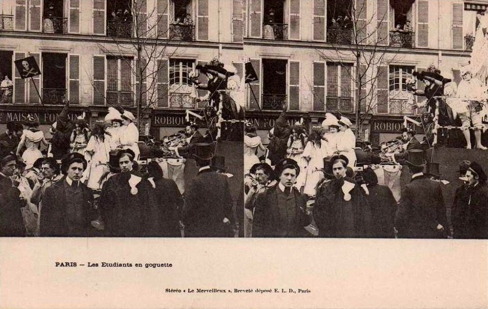 Faluchards parisiens vers 1910