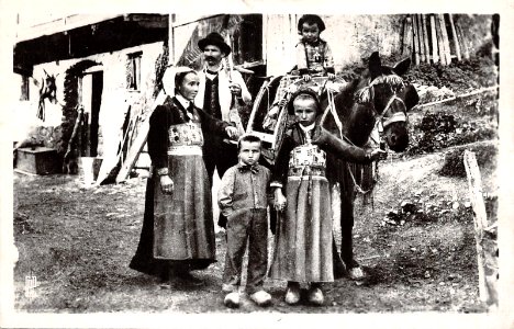 Famille paysanne savoyarde