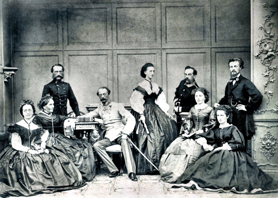 Familie Lenk von Wolfsberg um 1865