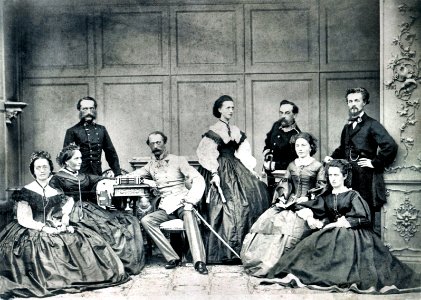 Familie Lenk von Wolfsberg um 1865