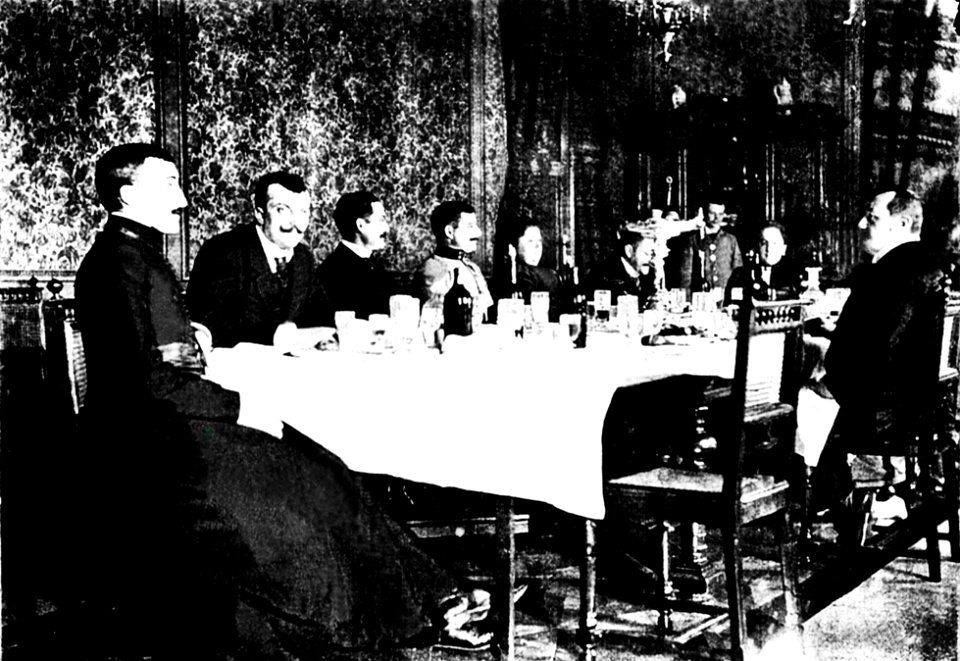 Familienfeier auf Schloss Berhometh 1904