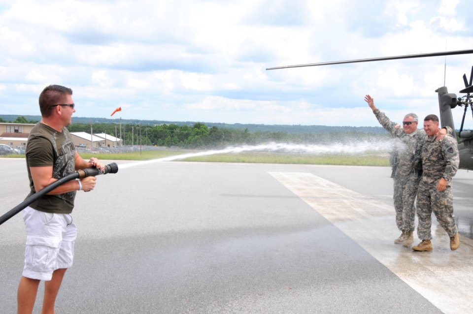 Family members help celebrate Aviation pioneer’s final flight (7825548794)