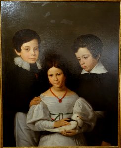Family group (Pacheco Pereira), by Augusto Roquemont, oil on canvas - Museu Nacional de Soares dos Reis - Porto, Portugal - DSC00647 photo