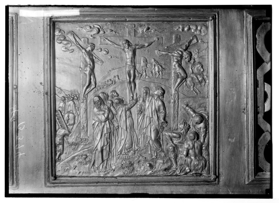 Famous Florentine bronzes in Church of the Holy Sepulchre. The Crucifixion LOC matpc.05782