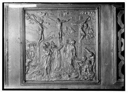 Famous Florentine bronzes in Church of the Holy Sepulchre. The Crucifixion LOC matpc.05782