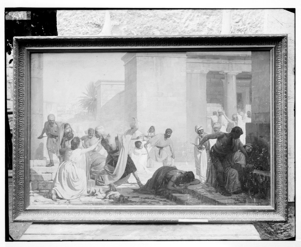 Famous religious paintings. Slaughter of the Innocents by Rama, in Church of the Nativity LOC matpc.07278