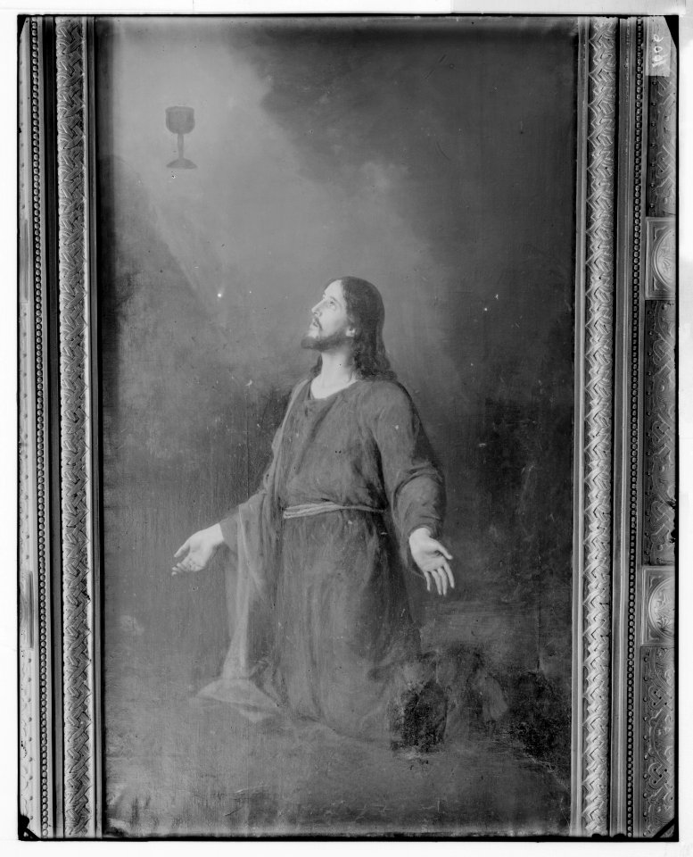 Famous religious paintings. The Agony in the Garden, by Repen, in Russian Church of the Magdalene, on Mount of Olives LOC matpc.07282