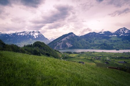 Nature switzerland mountain landscape photo