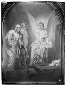 Famous religious paintings. The Angel at the Tomb, by Verestchaguine, in Russian Church of St. Magdalene, on Olivet LOC matpc.07288