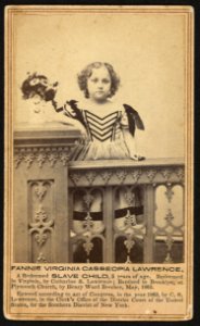 Fannie Virginia Casseopia Lawrence - Kellogg Brothers, photographers, 279 Main St., Hartford, Conn. LCCN2010647907