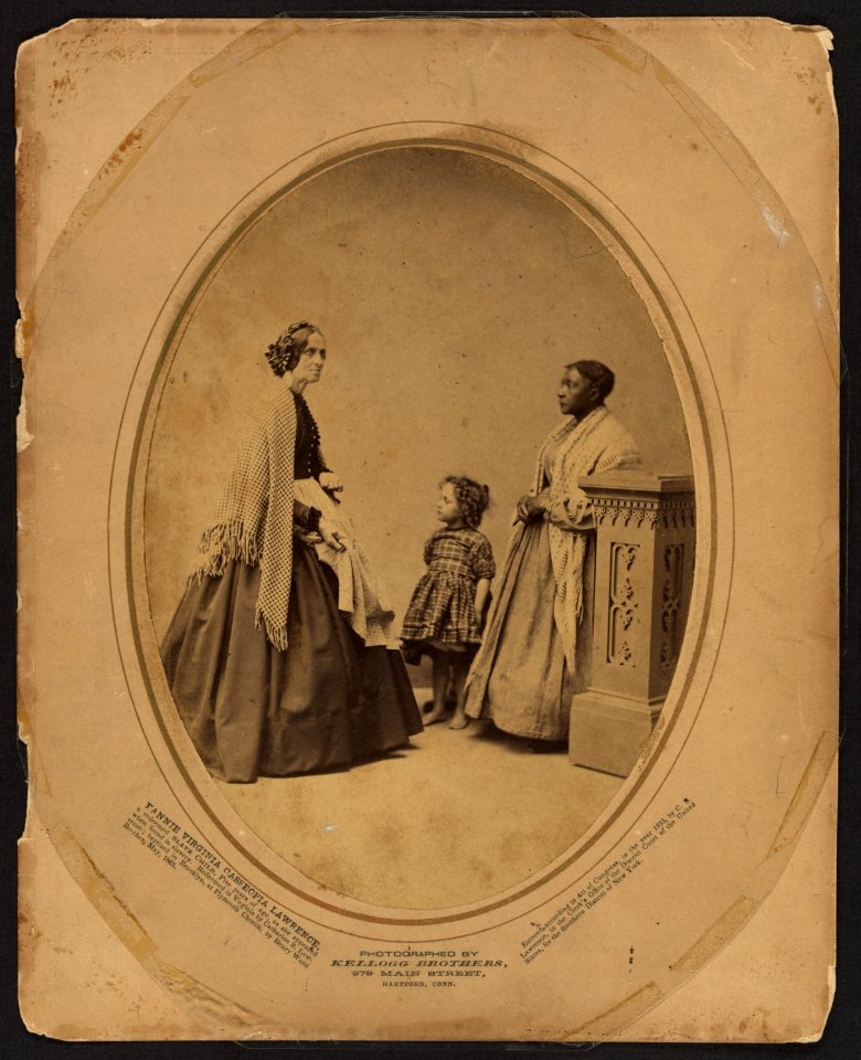 Fannie Virginia Casseopia Lawrence, a redeemed slave child, five years of age as she appeared when found in slavery. Redeemed in Virginia by Catharine (i.e., Catherine) S. Lawrence; baptized LCCN2010651630