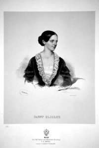 Fanny Elssler 1845 Litho