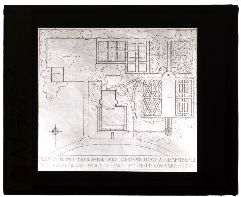 Fanny A. Mulford house, Fulton Avenue, Hempstead, New York. Landscape plan LCCN2007686314