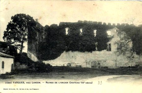 Fargues (Gironde) - ruines du château 3