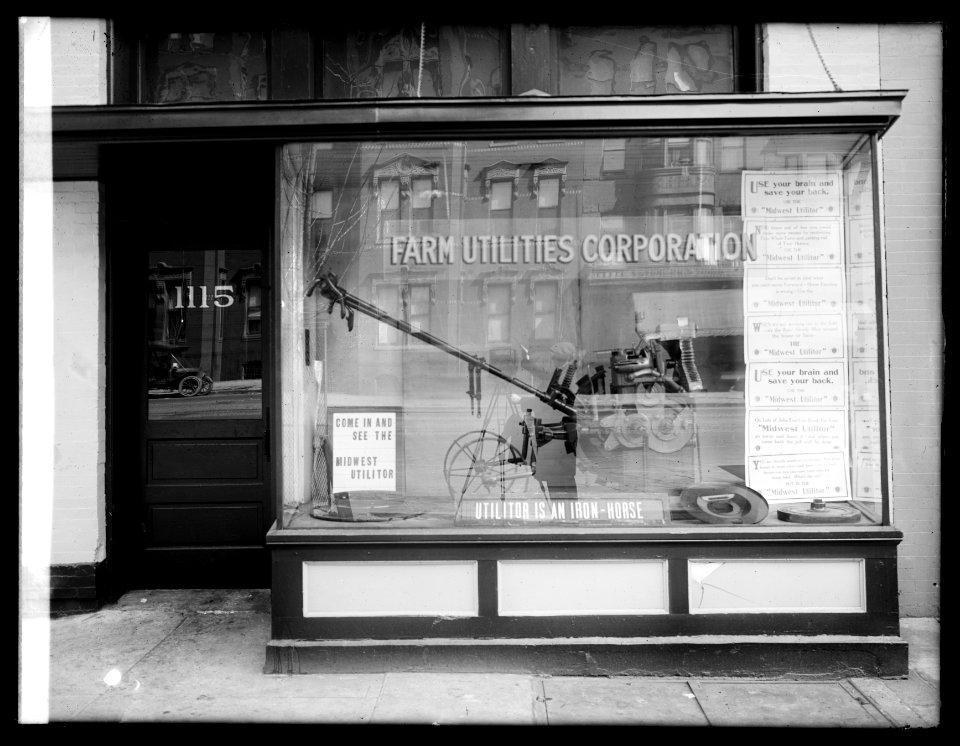 Farm Utilities Corp. window LCCN2016851750