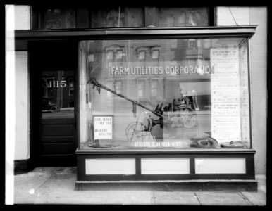 Farm Utilities Corp. window LCCN2016851750