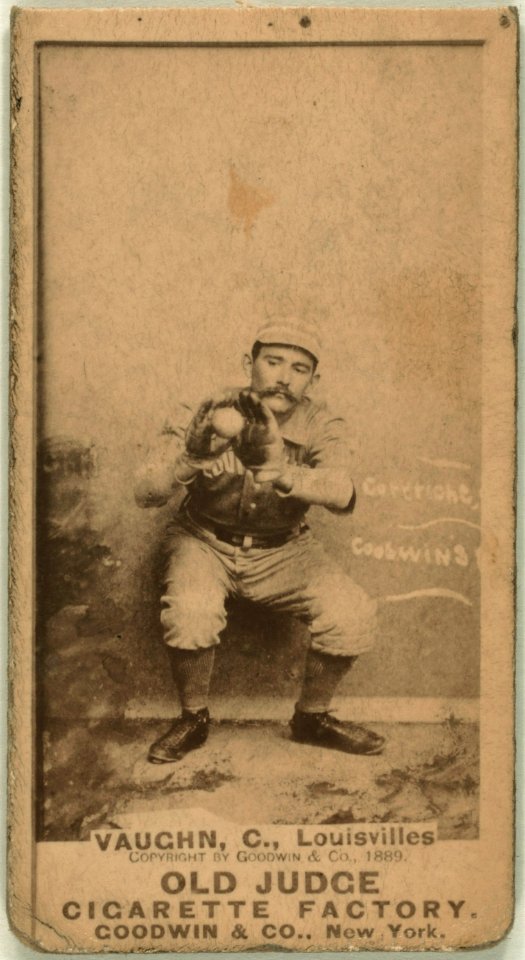 Farmer Vaughn, Louisville Colonels, baseball card portrait LCCN2008675050