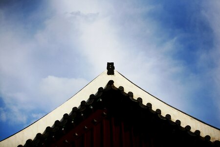 Autumn forbidden city autumn sky