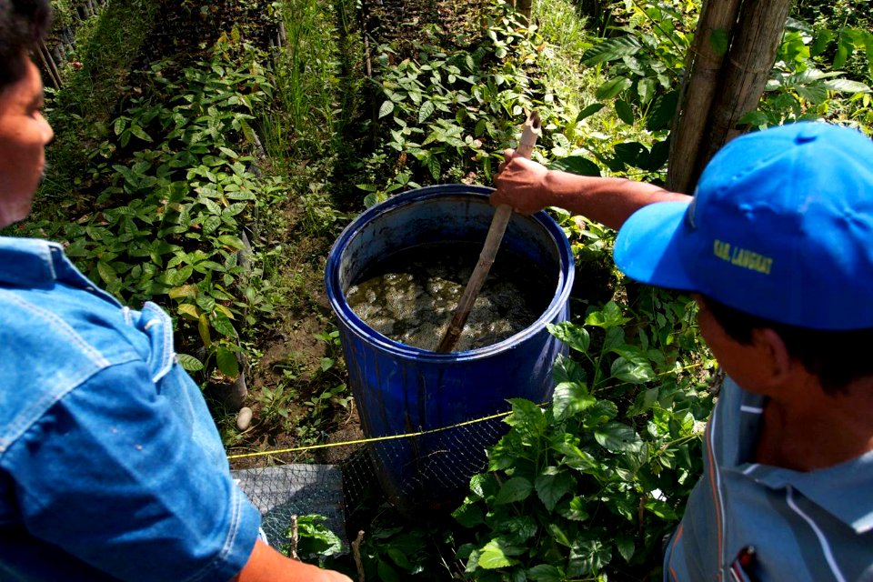 Farmers making organic pesticide (18418057876)