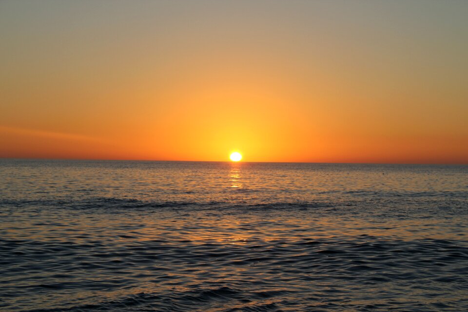 Florida sun set horizon florida