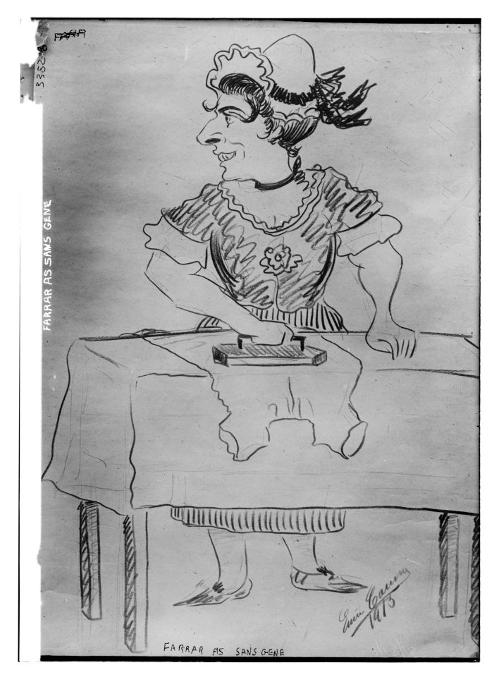 Farrar as Sans Gene (cartoon) LCCN2014698185