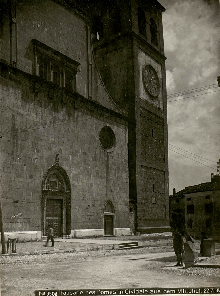 Fassade des Domes in Cividale aus dem VIII.Jhdt. 22.7.18 (BildID 15620829)