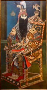 Fathali Shah Qajar, artist unknown, Iran, Tehran, early 19th century AD, oil on canvas - Aga Khan Museum - Toronto, Canada - DSC07113 photo