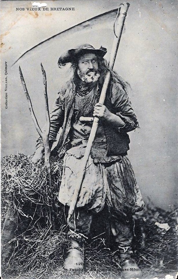 Faucheur d'ajoncs au Ménez-Hom 1910