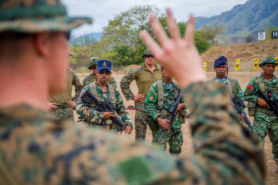 FASTPAC Marines Train With Timor-Leste Navy During CARAT Timor-Leste 2017 170729-N-UG232-0405