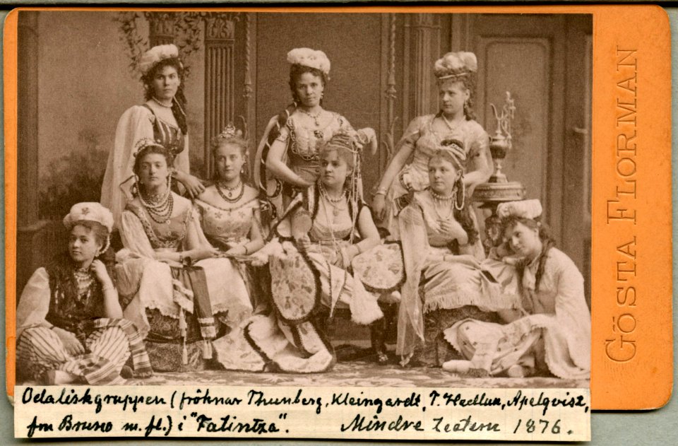 Fatinitza, Mindre teatern 1876. Rollporträtt - SMV - H9 171