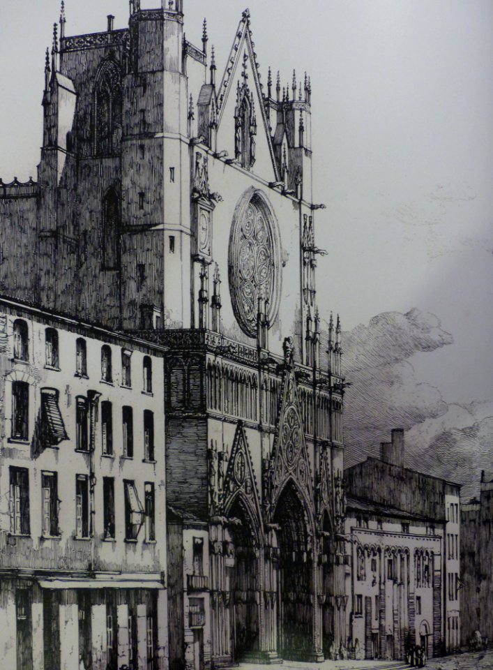 Façade Ouest (H. Leymarie 1838-1843 - Coll. part.)