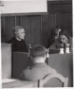 Father Luitpold Schosser, Catholic Priest, testifies in the Judges' Trial