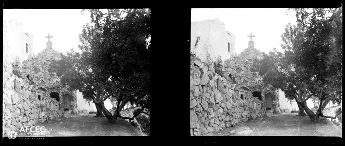 Façana de l'Ermita de la Trinitat de Sitges