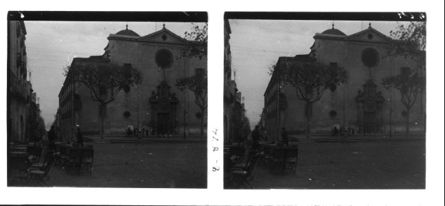Façana de l'església de Santa Anna