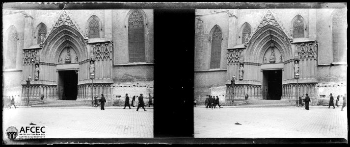 Façana de l'església de Santa Maria del Mar