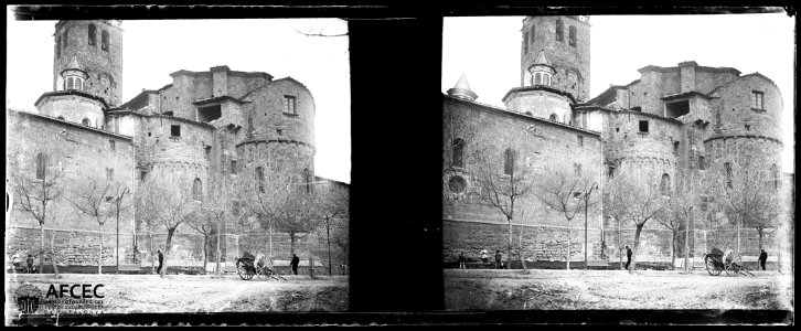 Façana posterior de la Catedral de Solsona