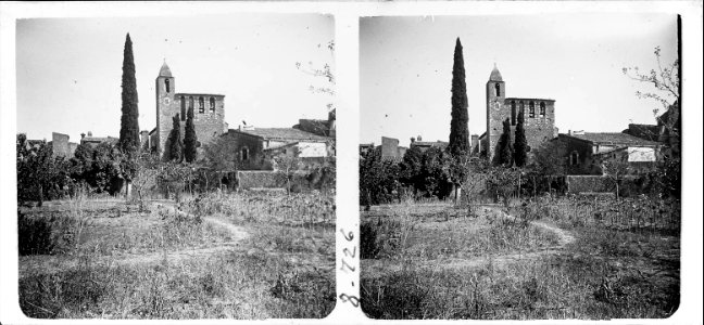 Façana principal de l'església de Ventalló