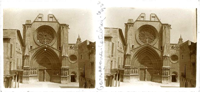 Façana principal de la catedral de Tarragona