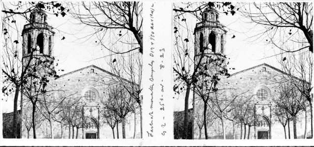 Façana del monestir de Banyoles