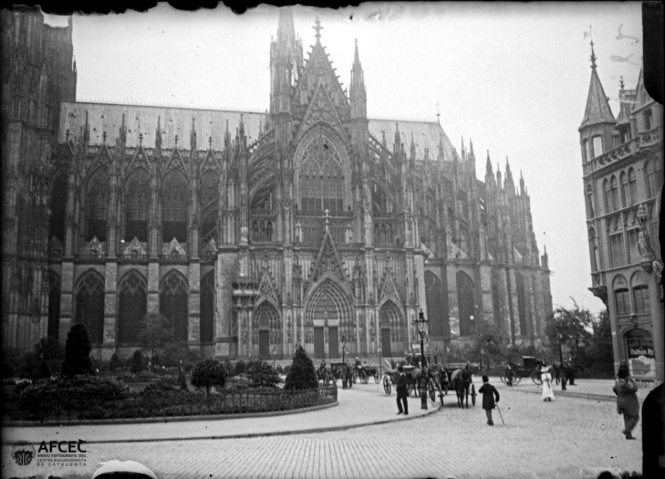 Façana sud de la Catedral de Colònia
