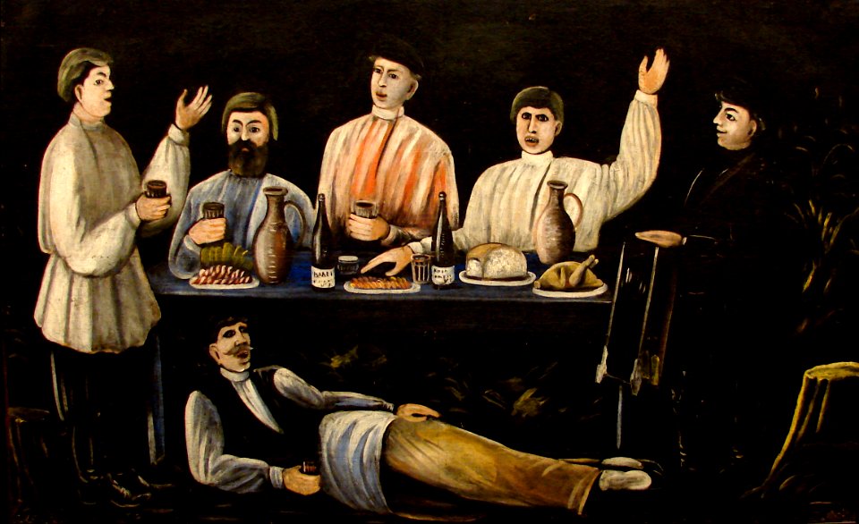 Feast of the Malakans (Pirosmani)