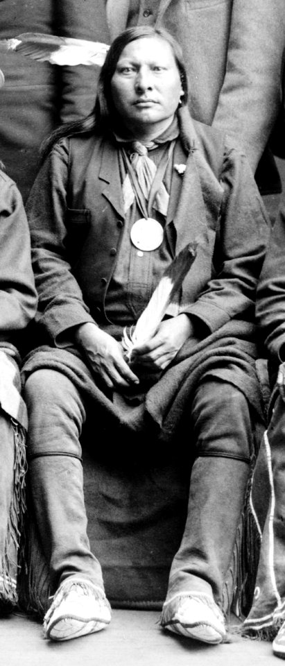 February 1891 detail of Spotted Elk, Oglala Sioux delegation LCCN93516876 (cropped)