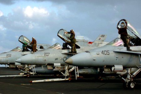 FD CVW-5 plane captains CV-63 06Dec2005