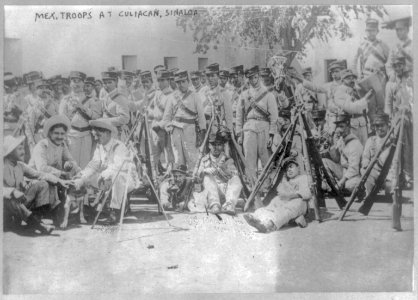 Federal troops at Culiacan, Sinaloa, during Mexican revolution LCCN2016648997