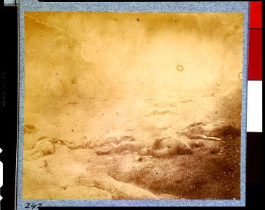 Federal dead on the field of battle of first day, Gettysburg, Pennsylvania LCCN91732534
