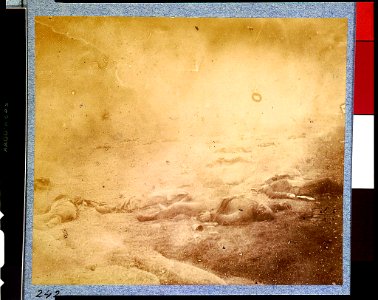 Federal dead on the field of battle of first day, Gettysburg, Pennsylvania LCCN91732534