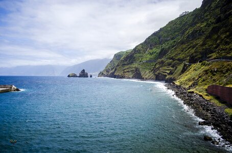 Ocean view landscape photo